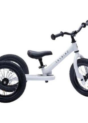 Беговел trybike трехколесный балансирующий белый (tbs-2-wht+tbs-99-tk) - топ продаж!