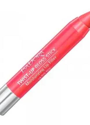 Блеск-карандаш для губ isadora twist-up gloss stick 14 - rio red (ред-ривер)1 фото