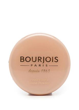 Пудра для лица bourjois poudre libre 02 - rosy (розовый)1 фото