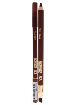 Карандаш для глаз pupa multiplay triple-purpose eye pencil 83 - woody brown1 фото