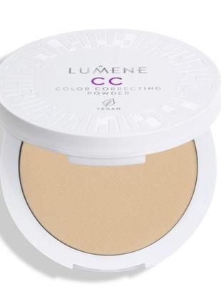 Пудра для лица lumene cc color correcting powder 04