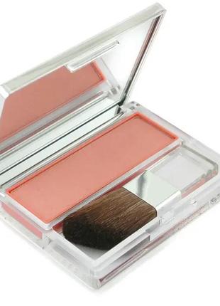 Румяна для лица clinique blushing blush powder blush 102 - innocent peach (чистый персик)5 фото