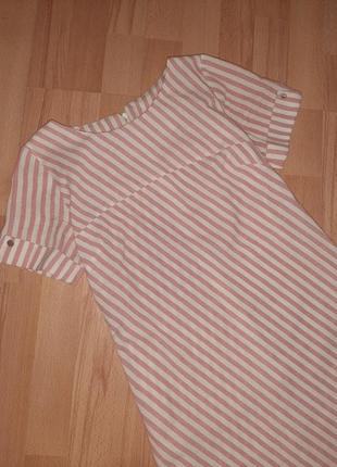 Летнее платье в полоску