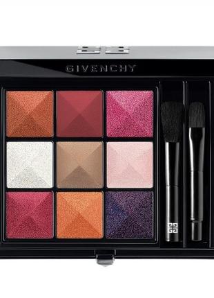 Палітра тіней для повік givenchy le 9 de givenchy multi-finish eyeshadows palette 10