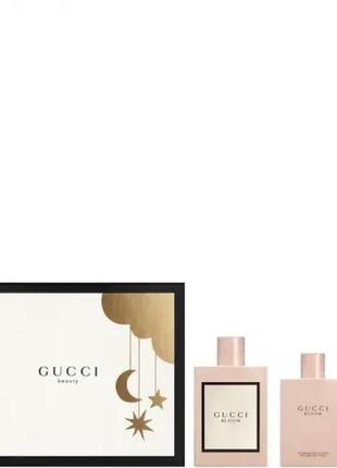 Набор gucci bloom набор (парфюмированная вода 50 мл + лосьон для тела 50 мл)3 фото