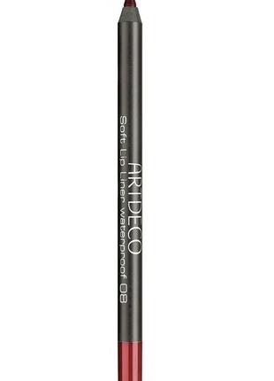 Олівець для губ artdeco soft lip liner waterproof 124 — precise rosewood3 фото