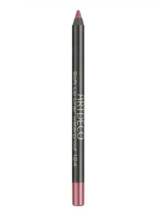 Олівець для губ artdeco soft lip liner waterproof 124 — precise rosewood