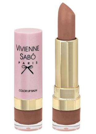 Помада-бальзам для губ vivienne sabo paris baume a levres color lip balm 04 — тестер