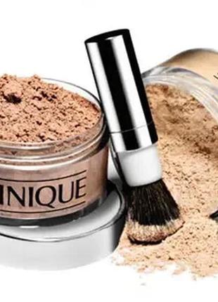 Пудра clinique blended face powder and brush invisible5 фото