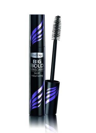 Тушь для ресниц isadora big bold mascara 10 - black (черный)4 фото