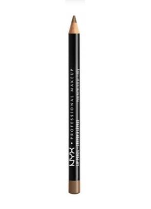 Олівець для губ nyx professional makeup slim lip pencil 855 — nude truffle