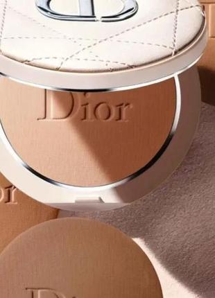 Пудра для лица dior diorskin forever natural bronze powder 007 - golden bronze5 фото