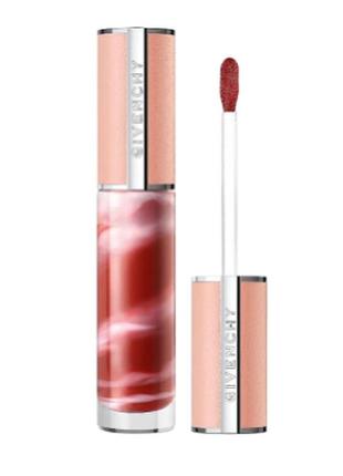 Бальзам для губ givenchy rose perfecto liquid lip balm 110 - milky nude5 фото