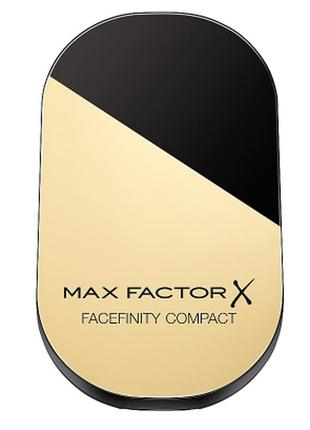 Пудра для лица max factor facefinity compact foundation spf 20 02 - ivory (слоновая кость)3 фото