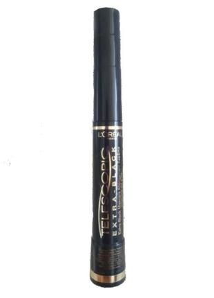 Тушь для ресниц l’oreal telescopic extra-black extra black (черная)1 фото