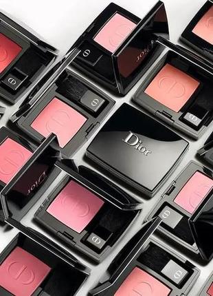 Рум'яна для обличчя dior rouge blush 219, тестер4 фото