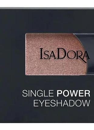 Тіні для повік isadora single power eyeshadow 06 — peach pearl