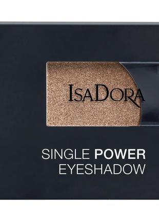 Тени для век isadora single power eyeshadow 06 - peach pearl3 фото