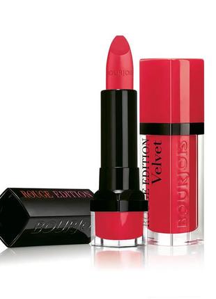 Помада для губ bourjois rouge edition lipstick 41 — pink catwalk