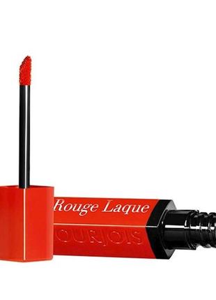 Рідка помада для губ bourjois paris rouge edition aqua laque 04 — selfpeach