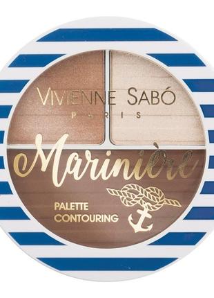 Палетка для скульптурирования лица vivienne sabo mariniere palette contouring 014 фото