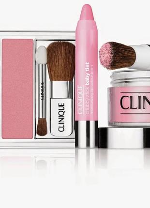 Помада-бальзам для губ clinique chubby stick baby tint moisturizing lip colour balm 05 — chunky cherry8 фото