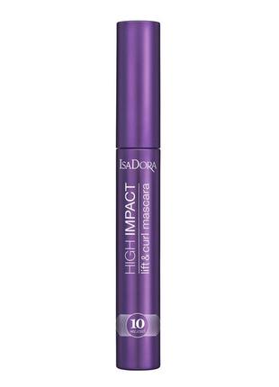 Тушь для ресниц isadora 10 sec high impact lift and curl mascara 31 - intense black4 фото