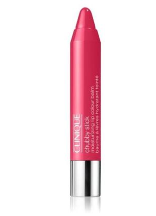 Помада-блиск для губ clinique chubby stick moisturizing lip colour balm no05 — chunky cherry1 фото