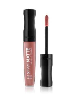 Помада для губ rimmel stay matte liquid lipstick 700 - be my baby