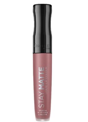 Помада для губ rimmel stay matte liquid lipstick 700 — be my baby3 фото