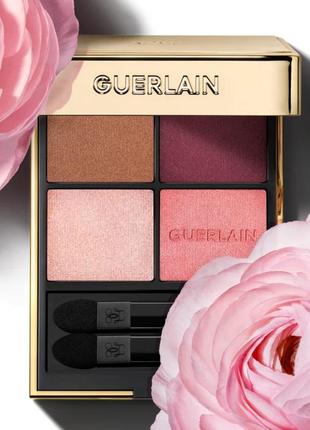 Тени для век guerlain ombre g quad eyeshadow palette 360 - mystic peacok5 фото