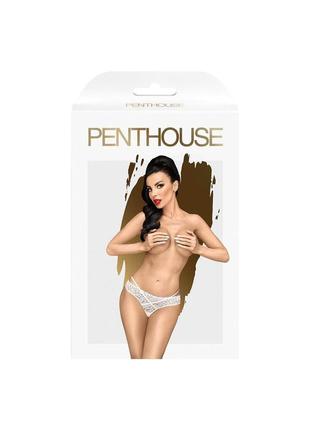 Трусики penthouse - catch me white m/l  (so6487 )3 фото