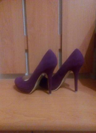 Фиолетовые туфли1 фото