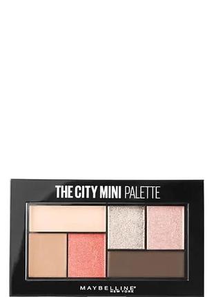 Палетка тіней для повік maybelline new york the city mini palette 430 — downrown sunrise