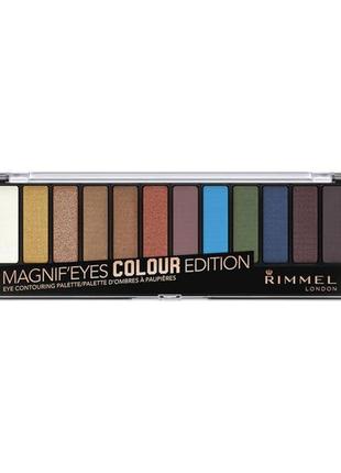Палетка тіней для повік rimmel magnif'eyes eye contouring palette 004 — colour edition
