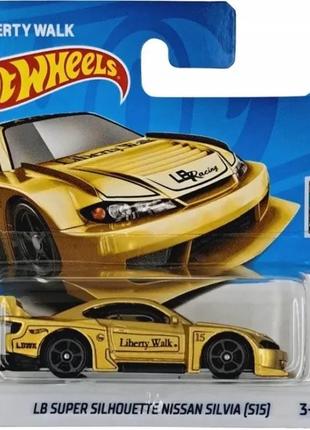 Машинка хот вилс 1:64 lb super silhouette nissan silvia s15 коллекция hw modified hot wheels mattel hkk47