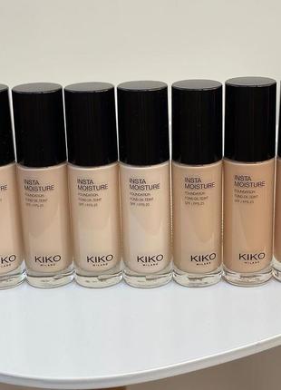 Тональна основа kiko milano instamoisture foundation spf 25, 30 мл1 фото