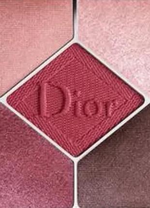 Палетка теней для век dior 5 couleurs couture eyeshadow palette 879 - rouge trafalgar2 фото