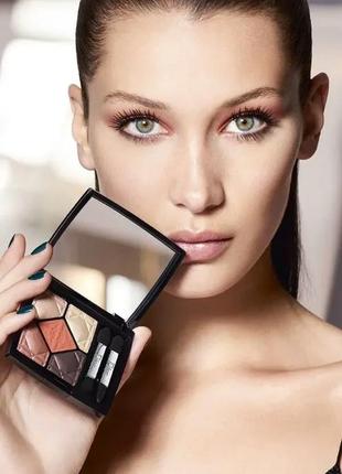 Палетка теней для век dior 5 couleurs couture eyeshadow palette 879 - rouge trafalgar6 фото