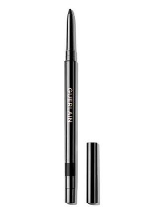 Карандаш для глаз guerlain the eye pencil intense colour, long-lasting and waterproof 01 - black ebony1 фото