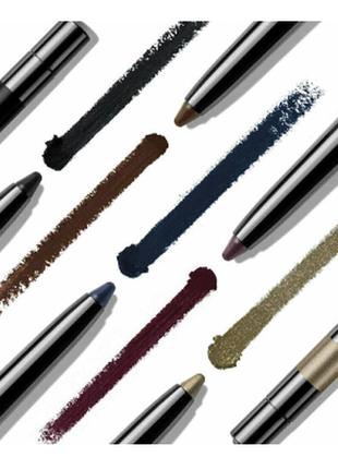 Карандаш для глаз guerlain the eye pencil intense colour, long-lasting and waterproof 01 - black ebony6 фото