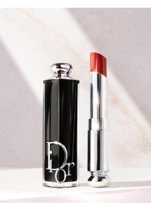 Помада для губ dior addict refillable lipstick №716 - dior cannage (диор каннаж)5 фото