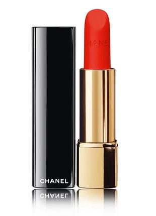 Помада для губ chanel rouge allure velvet 64 — first light, тестер