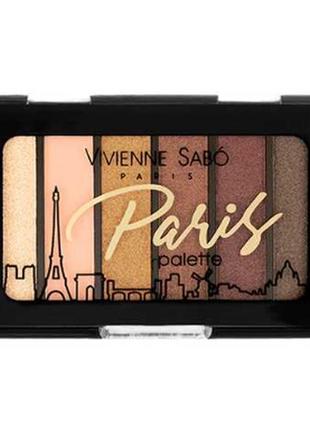 Палетка теней для век vivienne sabo eyeshadow mini palette paris 03 - grand opera (парижская опера)