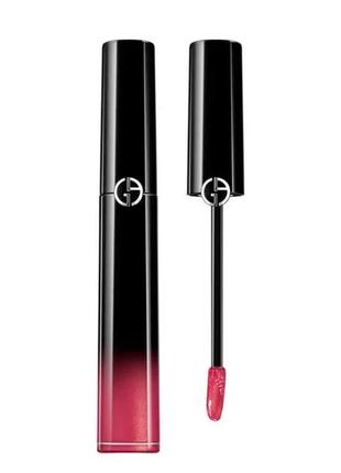 Жидкая помада для губ giorgio armani ecstasy lacquer excess lipcolor shine 201 - leather (кожа), сроки3 фото