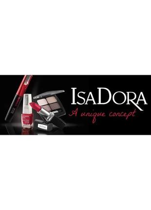 Туш isadora build-up mascara extra volume 02 — dark brown (темно-коричневий)8 фото