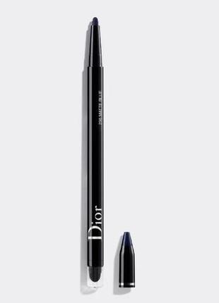 Олівець для очей dior diorshow 24h stylo waterproof eyeliner 296 — matte blue