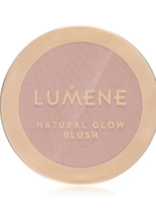 Рум'яна для обличчя lumene natural glow blush 3 — nude glow