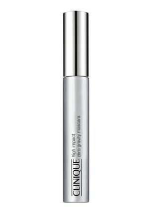 Туш для вій clinique high impact zero gravity mascara 01 — black (чорний)4 фото