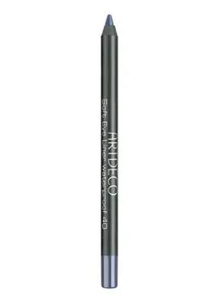 Карандаш для глаз artdeco soft eye liner waterproof 40 - mercury blue1 фото